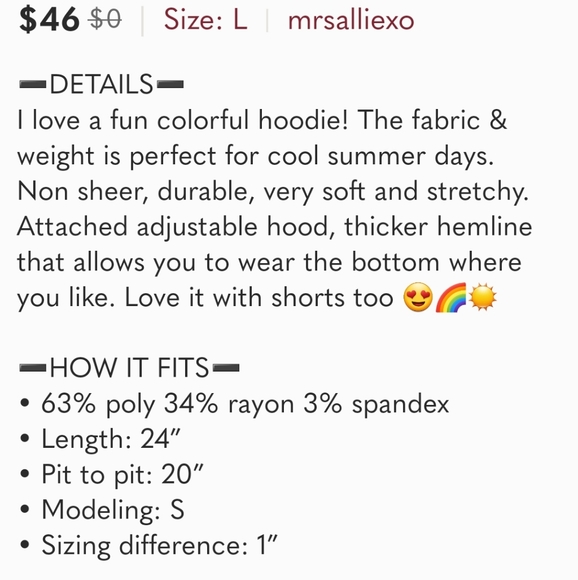 Hoodie Tie Dye Hoodie 80s style reposting - Picture 6 of 6